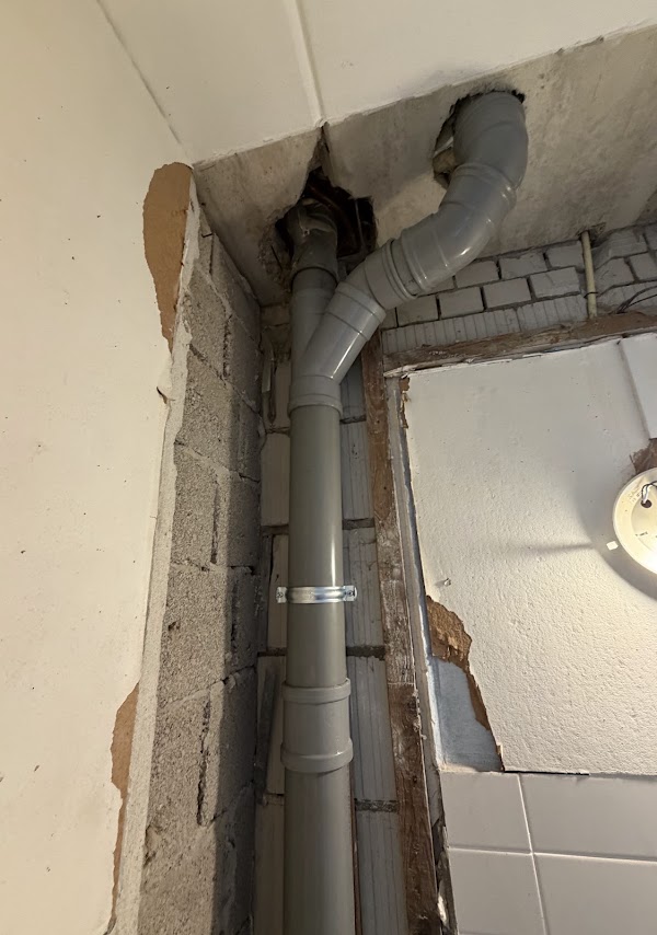Vernieuwd leidingwerk in de woning